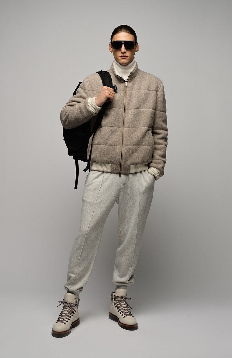 Мужской текстильный рюкзак area MONCLER черного цвета, арт. G2-09A-5A601-00-02T02 | Фото 6 (Ремень/цепочка: На ремешке; Материал: Текстиль; Размер: large; Сумки-технические: Рюкзаки - большие)