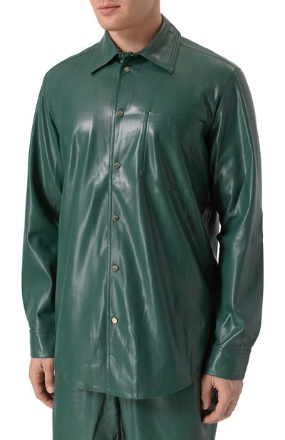 Рубашка из экокожи NANUSHKA, арт. NM25RSTP02267, фото 3