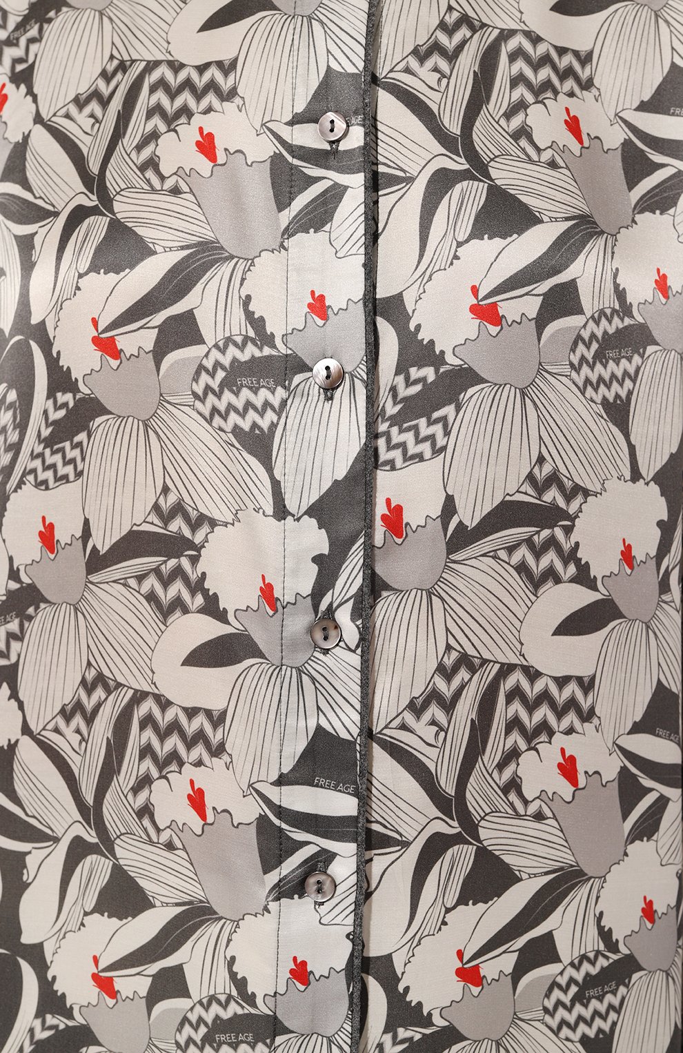 Рубашка из хлопка и шелка FREEAGE, арт. WW25.BL010.6001.991, фото 5