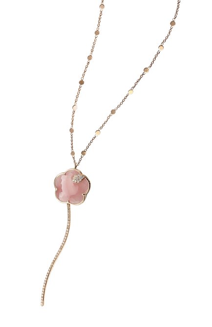 Женские кулон PASQUALE BRUNI бесцветного цвета, арт. 15992R | Фото 1 (Материал сплава: Розовое золото; Драгоценные камни: Бриллианты)