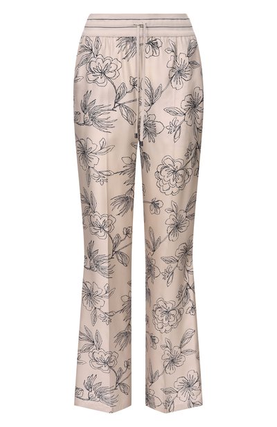 Женские шелковые брюки LORENA ANTONIAZZI, арт. P2656PA31Q/5214