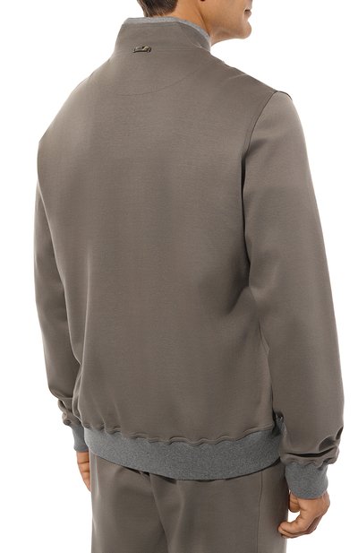 Хлопковая толстовка CAPOBIANCO, арт. MZIP.TS00./58-60, фото 4