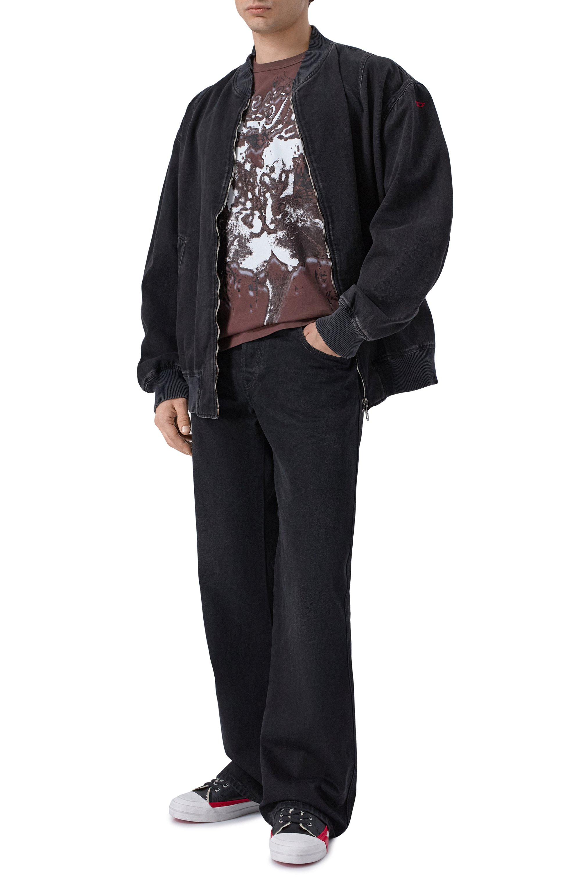 Хлопковая футболка DIESEL, арт. A23744/0WEBW, фото 2