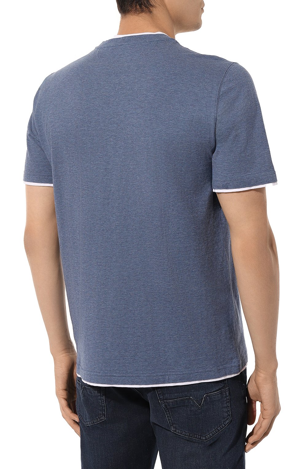 Хлопковая футболка FEDELI, арт. 7UE00200, фото 4