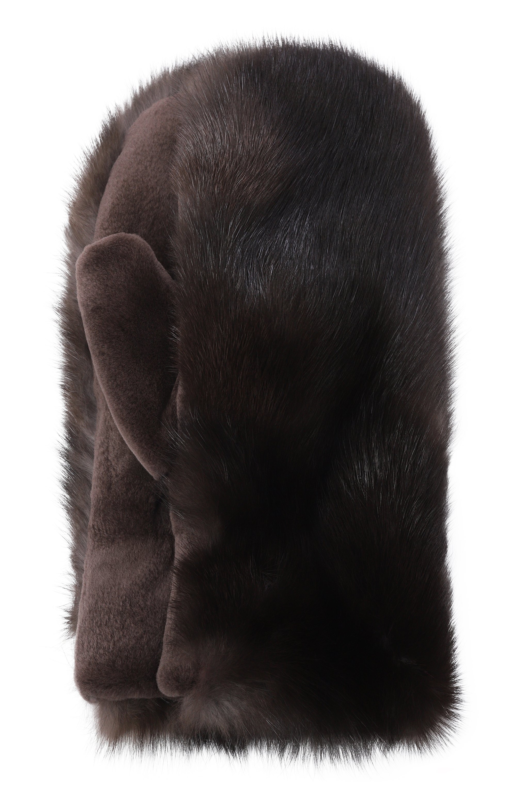 Меховые варежки из соболя и норки MVST, арт. MGL-01 SABLE FARM+MINK, фото 1