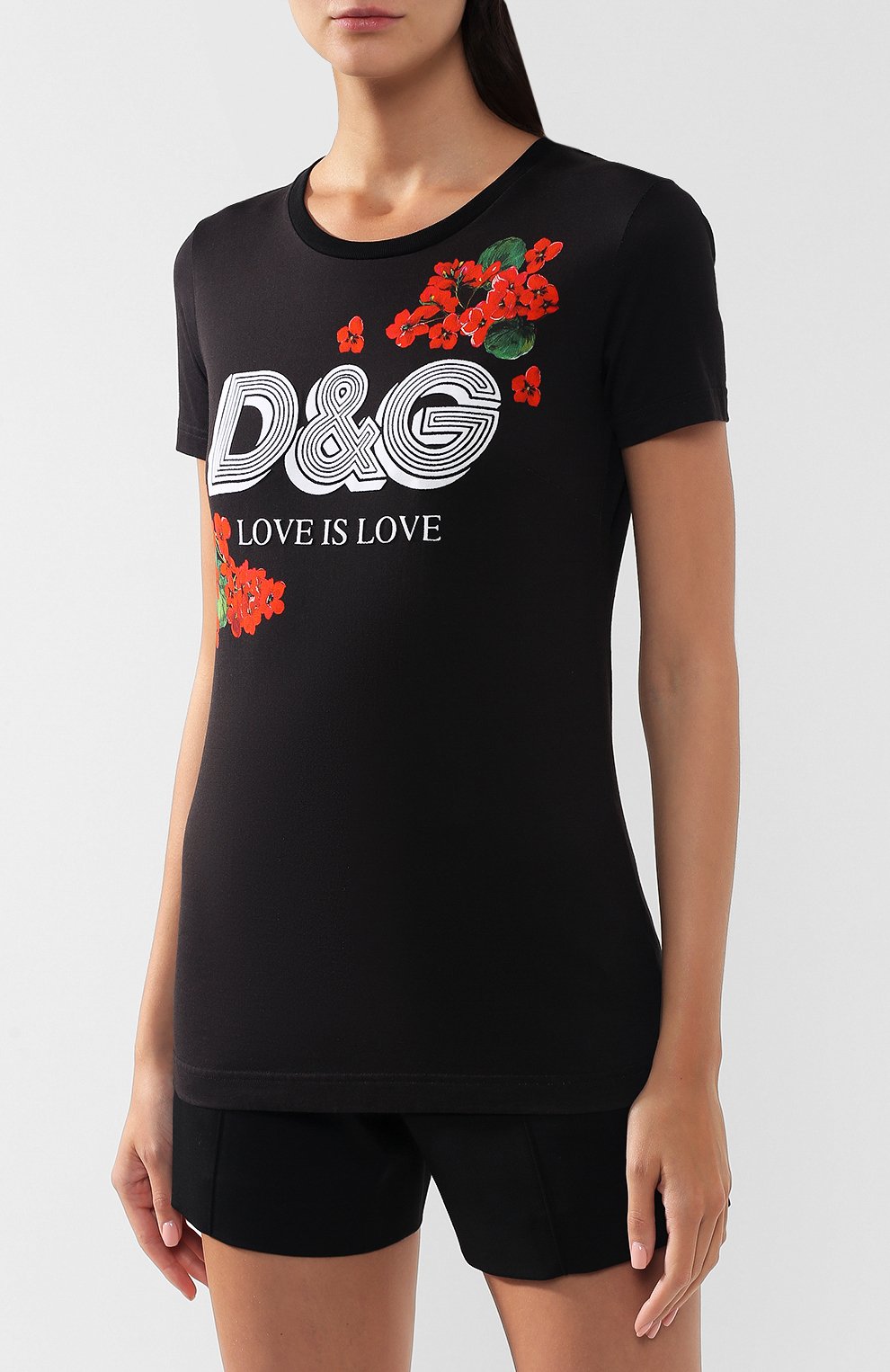 Хлопковая футболка DOLCE & GABBANA, арт. F8H32T/G7THN, фото 3