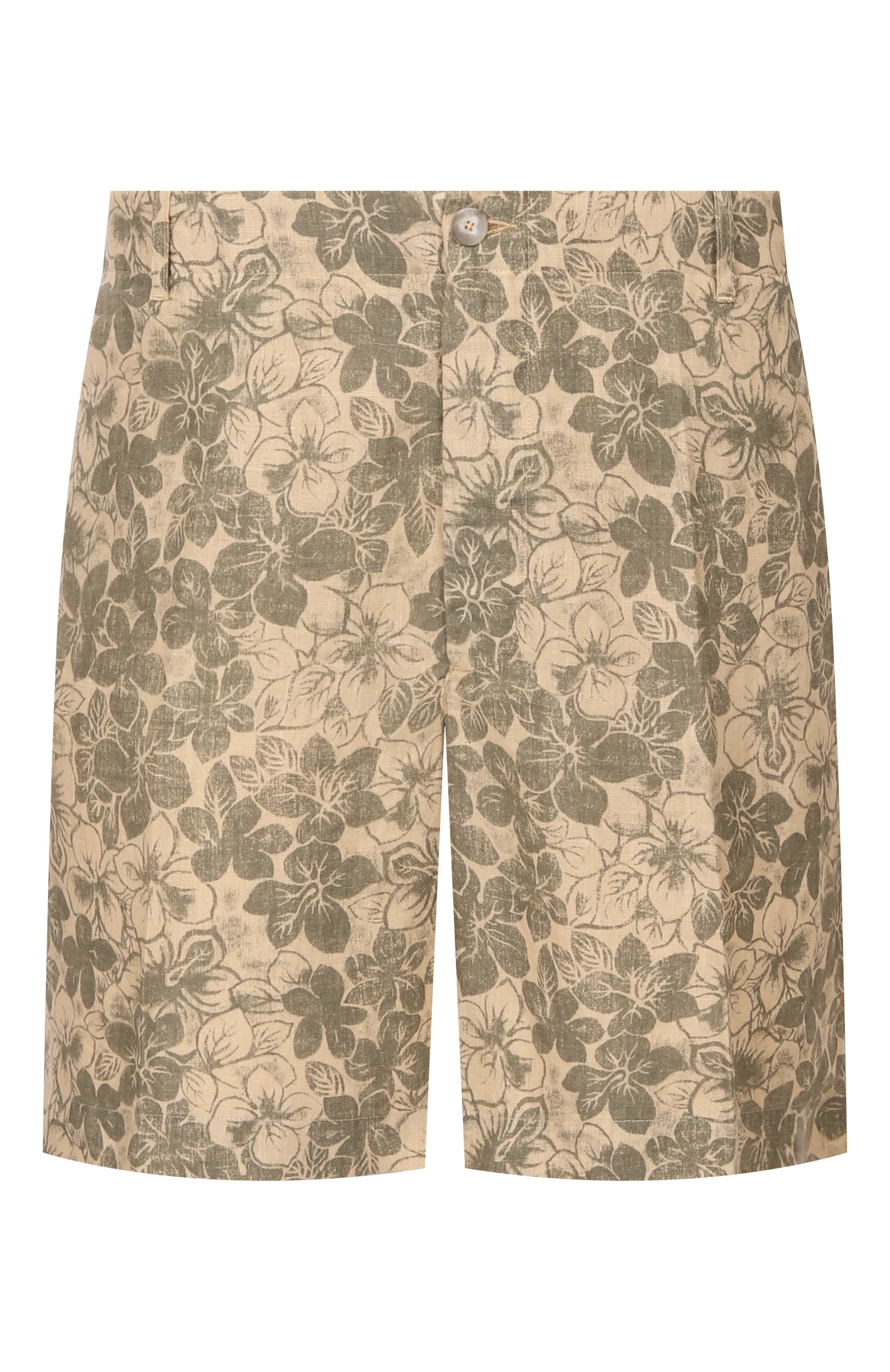 Льняные шорты 120% LINO, арт. 33ALIM29R8/G448/000, фото 1