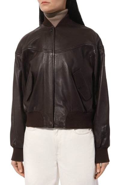 Кожаный бомбер TRUSSARDI, арт. 56S00888-2P000314, фото 3