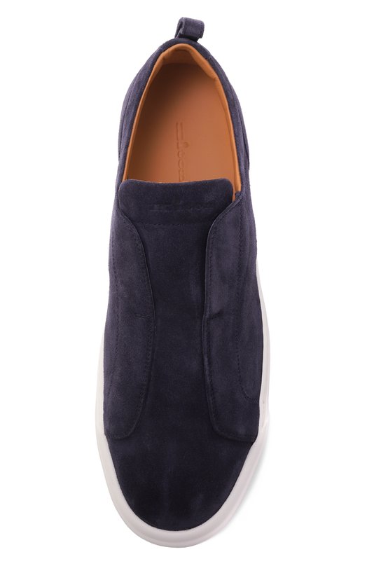 Замшевые кеды Kiton USSA279N0127902 Синий  USSA279N0127902 Фото 6