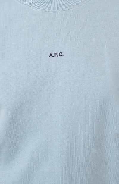 Хлопковый свитшот A.P.C., арт. C0GWQF27864IAB, фото 5
