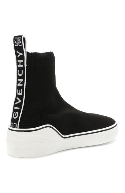 Высокие текстильные кеды на контрастной подошве GIVENCHY, арт. BE000DE077, фото 4