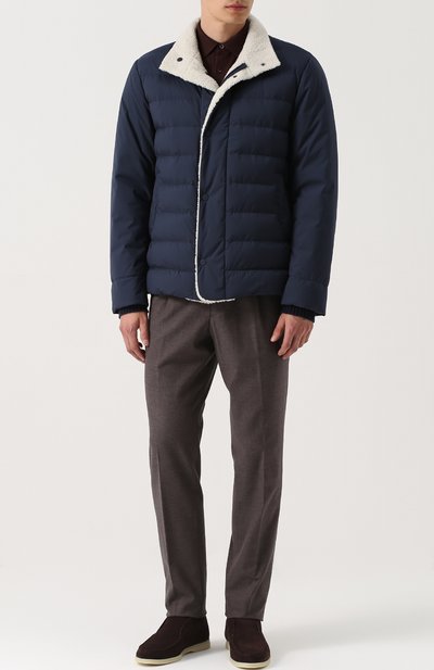 Замшевые ботинки open walk без шнуровки LORO PIANA, арт. FAG3646, фото 2