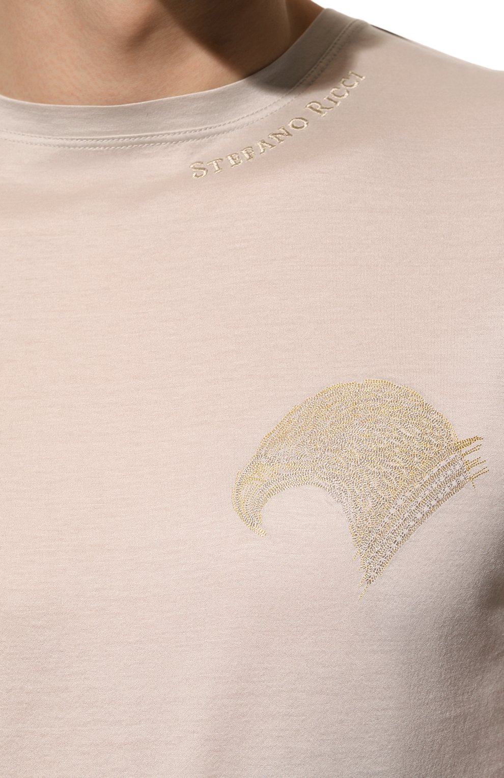 Хлопковая футболка STEFANO RICCI, арт. MNH2301850/TE0001, фото 5