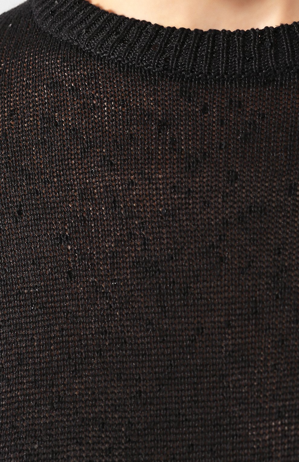 Свитер из смеси льна и шелка BRUNELLO CUCINELLI, арт. M10550200, фото 5