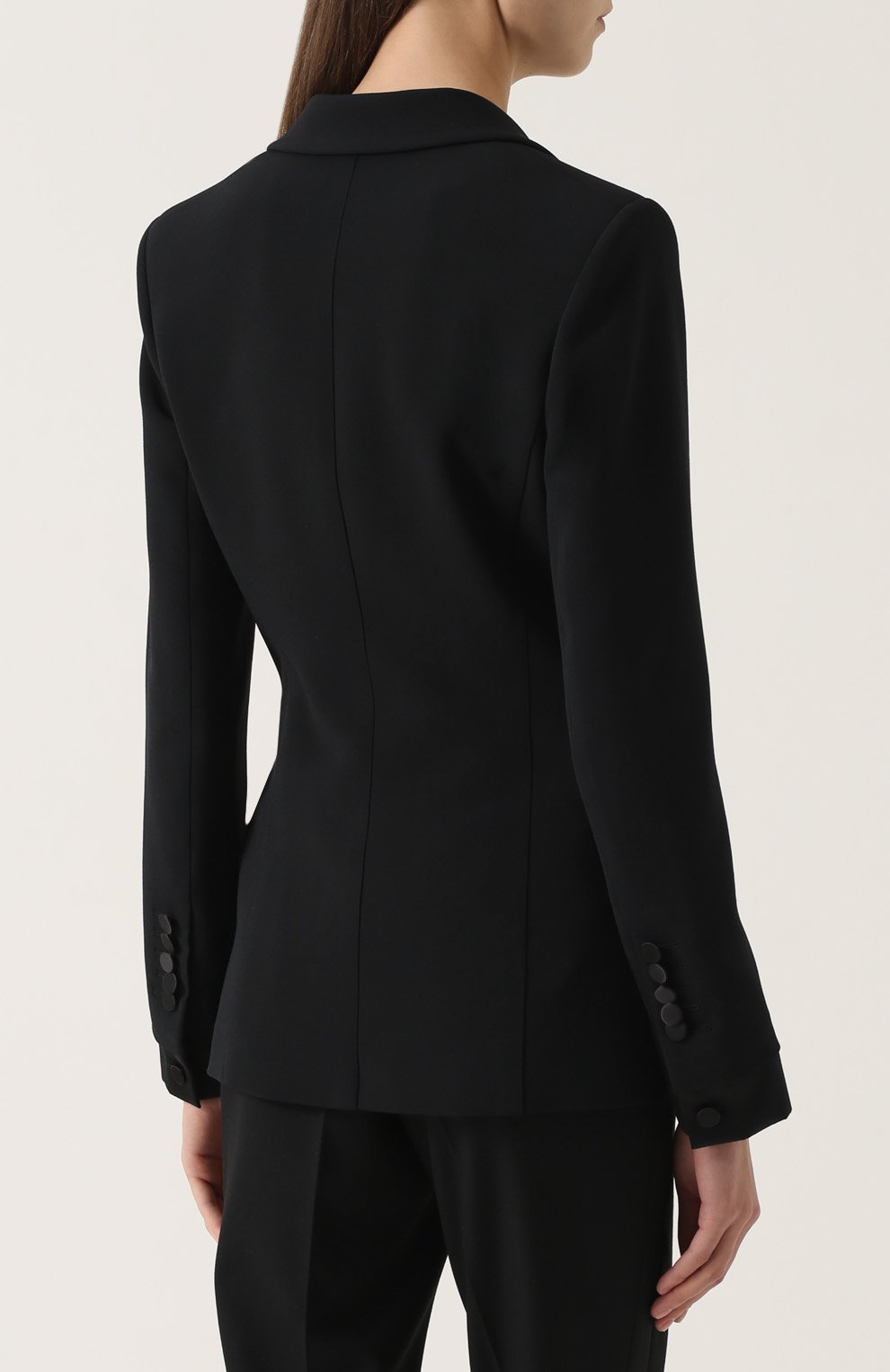 Приталенный жакет с шелковыми узкими лацканами TOM FORD, арт. GI2414/FAX105, фото 4