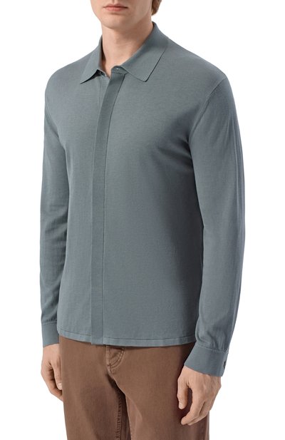 Рубашка из шелка и хлопка 12 STOREEZ, арт. 136302, фото 3