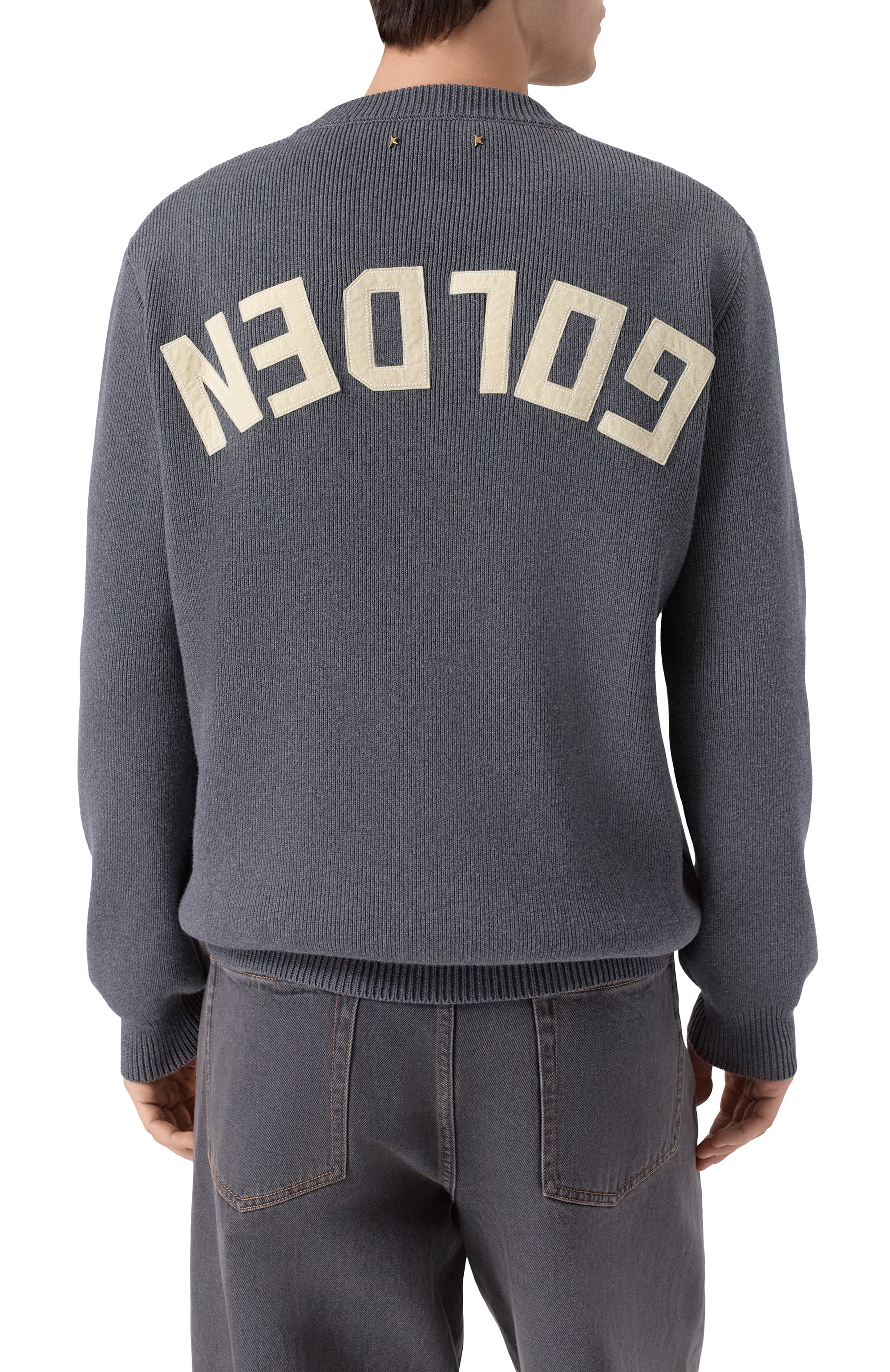 Хлопковый джемпер GOLDEN GOOSE DELUXE BRAND, арт. GMP00841.P000662, фото 4