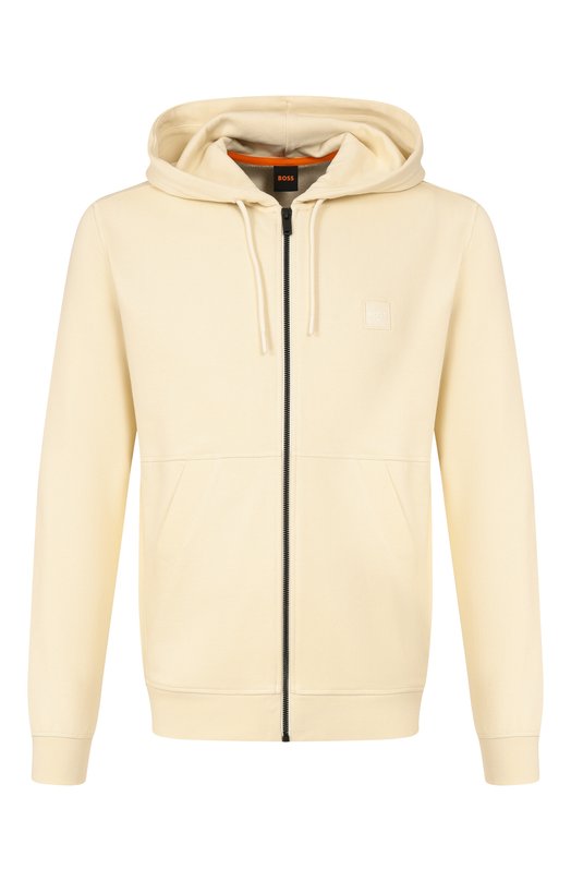Хлопковая толстовка BOSS Orange 50508578 Кремовый 50508578