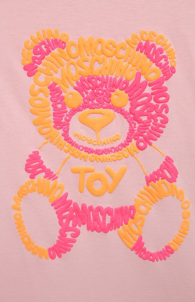 Хлопковая футболка MOSCHINO, арт. HUM04C/LAA01/10-14, фото 3