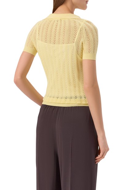 Поло из шелка и хлопка MVST, арт. M26.CSW.K432/G0NG, фото 4