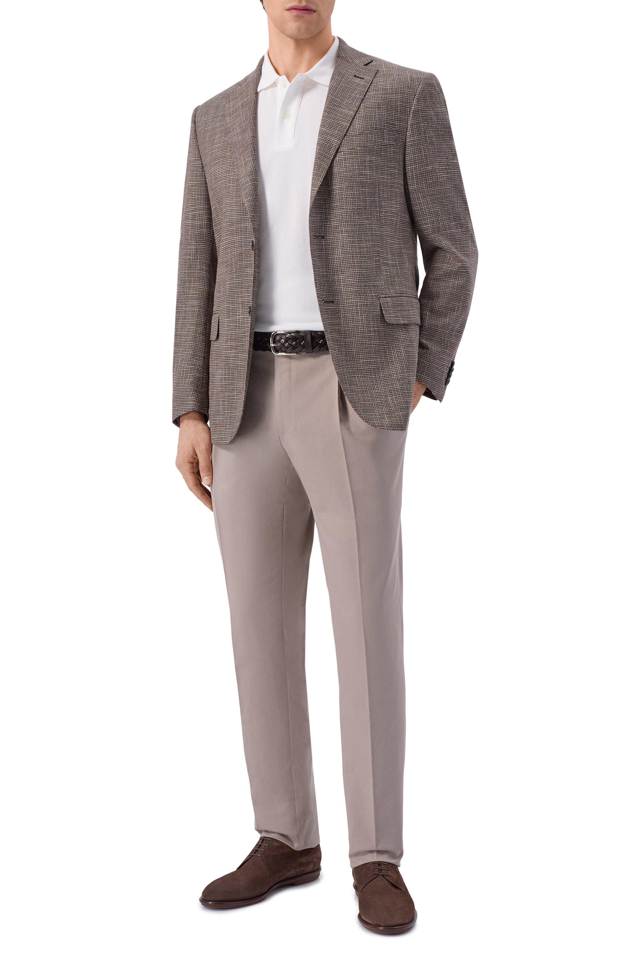 Замшевые дерби BARRETT, арт. 241U046.10/LIGHT CASHEMERE, фото 2