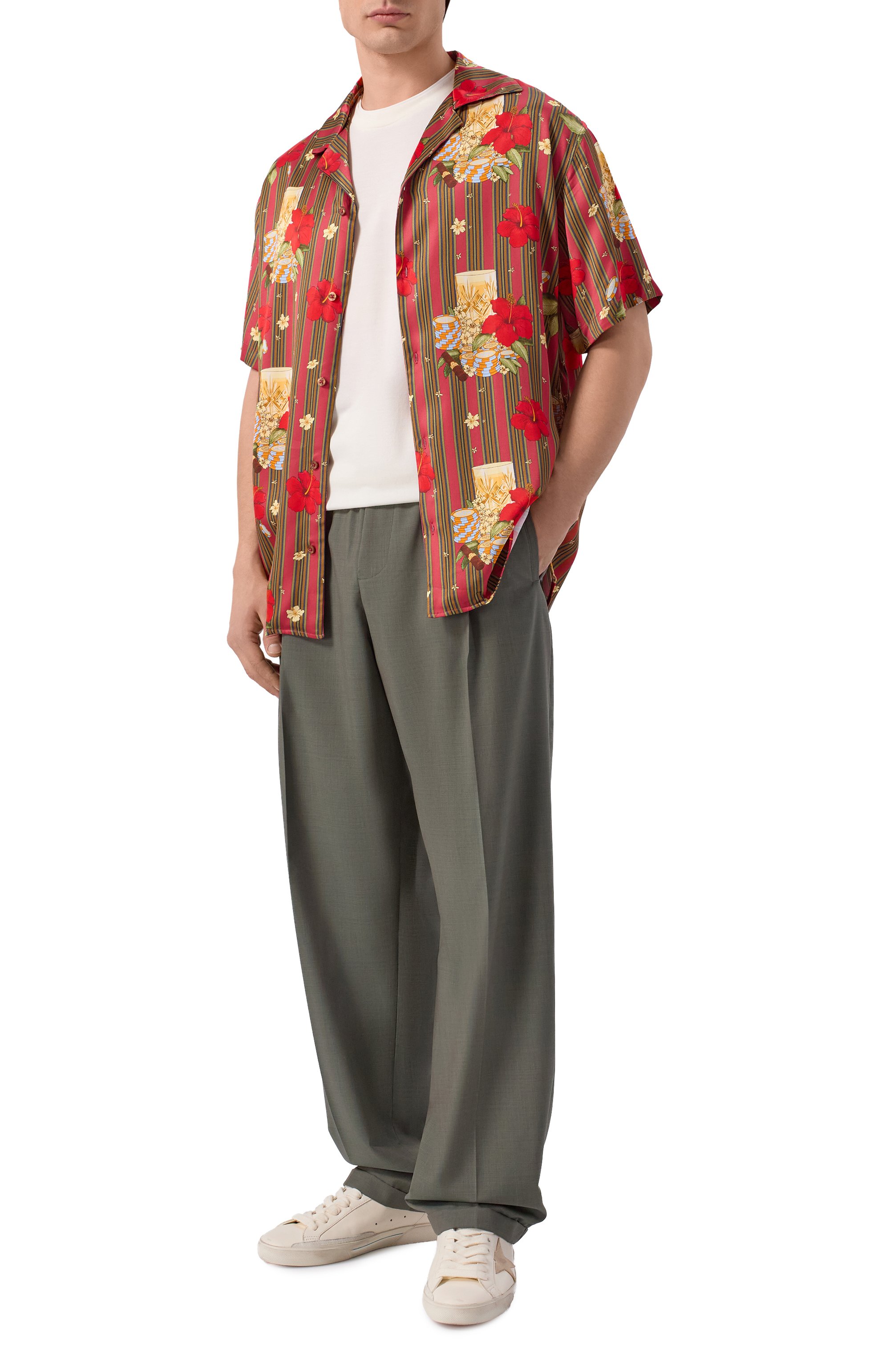 Рубашка из вискозы DROLE DE MONSIEUR, арт. K-SH230-VI031-PK, фото 2