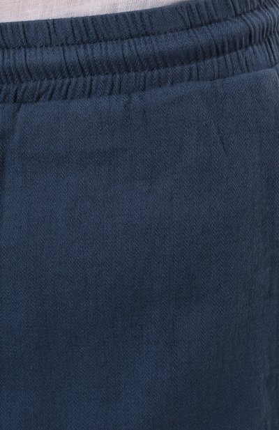 Брюки из хлопка и льна LA MARTINA синего цвета по цене 23550 руб., арт. VMT015/TW445, фото 5 Брюки из хлопка и льна LA MARTINA, арт. VMT015/TW445, фото 5