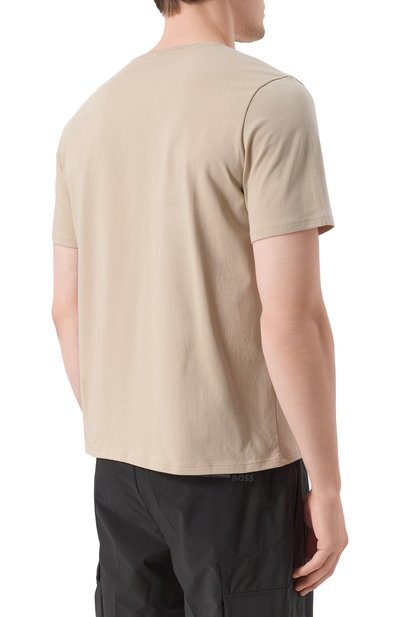 Хлопковая футболка BOSS, арт. 50515395, фото 4