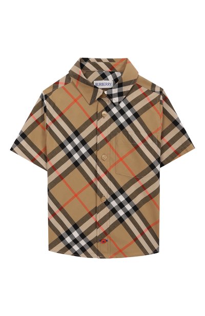 Хлопковая рубашка BURBERRY, арт. 8089807