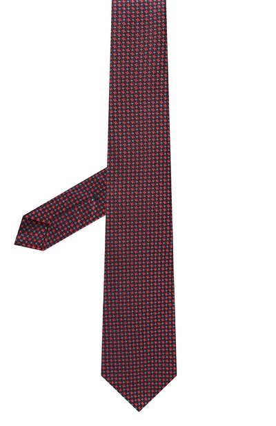 Шелковый галстук KITON красного цвета по цене 28050 руб., арт. UCRVKLC02I54, фото 3 Шелковый галстук KITON, арт. UCRVKLC02I54, фото 3