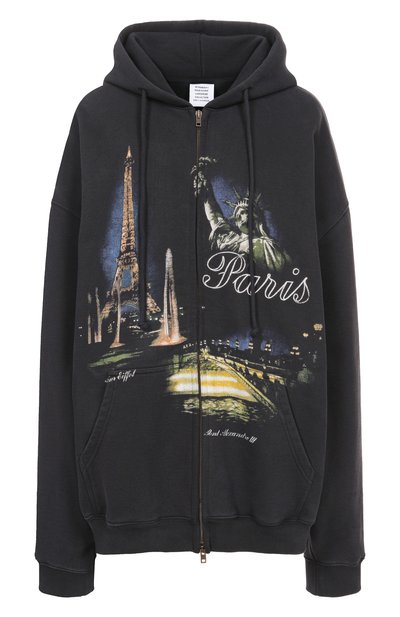 Мужского хлопковая толстовка VETEMENTS, арт. ME76ZU242B/1302 M0LLET0N