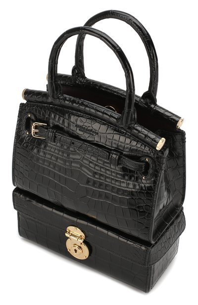 Сумка rl50 large из кожи аллигатора RALPH LAUREN, арт. 435785894/AMIS, фото 4