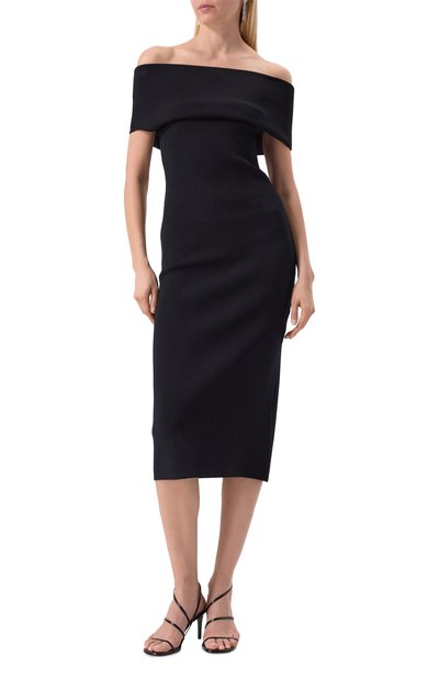 Платье из вискозы TOTEME, арт. 251-WRD0158-YA0137, фото 3