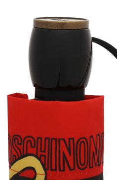Женский складной зонт MOSCHINO разноцветного цвета, арт. 8011-0PENCL0SE | Фото 5 (Материал: Текстиль, Металл, Синтетич�еский материал; Материал сплава: Проставлено; Нос: Не проставлено)