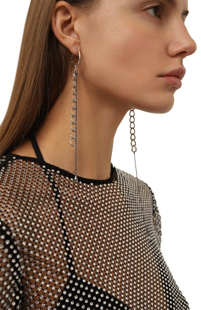 Серьги MIDGARD PARIS серебряного цвета по цене 13000 руб., арт. 5677, фото 2 Серьги MIDGARD PARIS, арт. 5677, фото 2