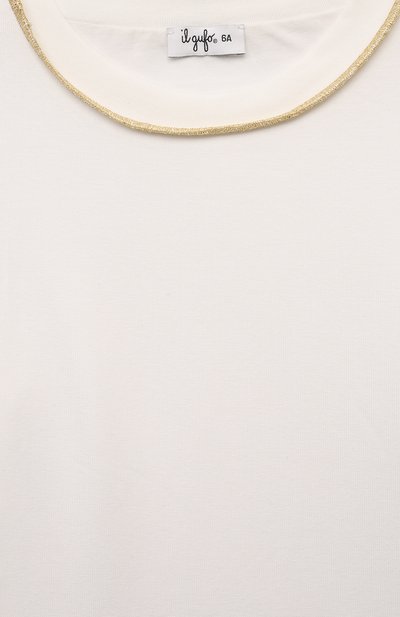 Хлопковый лонгслив IL GUFO, арт. A24TA361MF003/5A-8A, фото 3