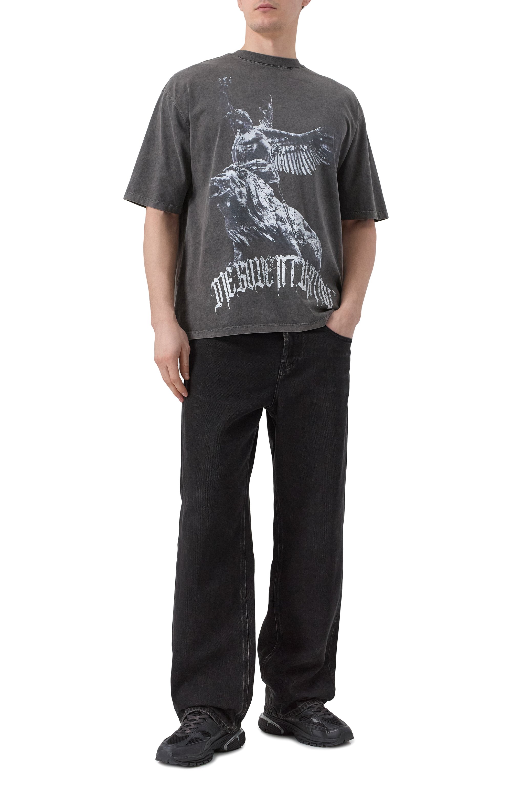 Хлопковая футболка DIEGO VENTURINO, арт. DVTS0D00, фото 2