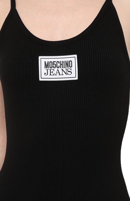 Платье из вискозы M05CH1NO Jeans A0417/3259 Чёрный  A0417/3259 Фото 5