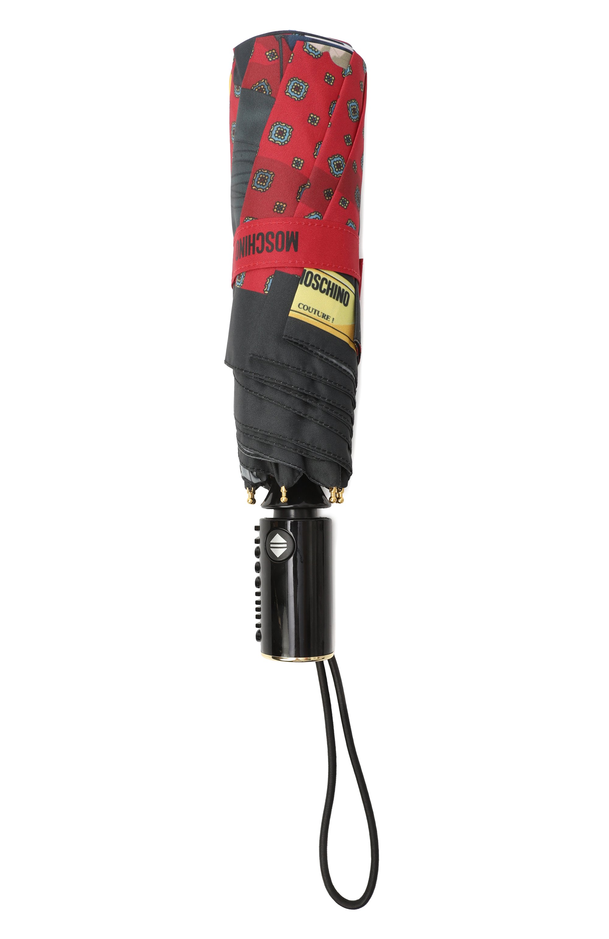 Складной зонт MOSCHINO красного цвета по цене 14300 руб., арт. 9155-0PENCL0SEA, фото 4 Складной зонт MOSCHINO, арт. 9155-0PENCL0SEA, фото 4