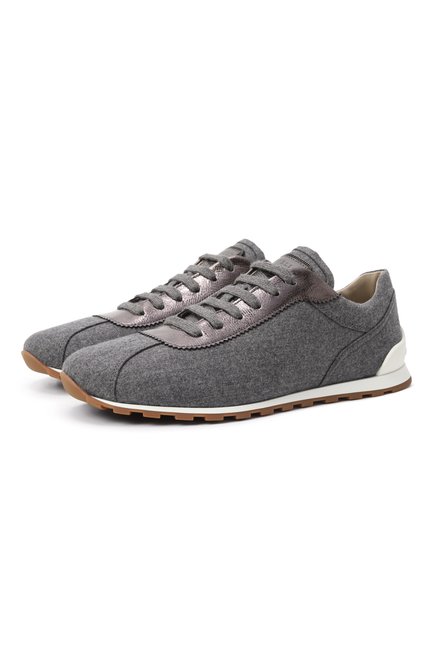 Женские текстильные кроссовки BRUNELLO CUCINELLI, арт. MZ26G3031P