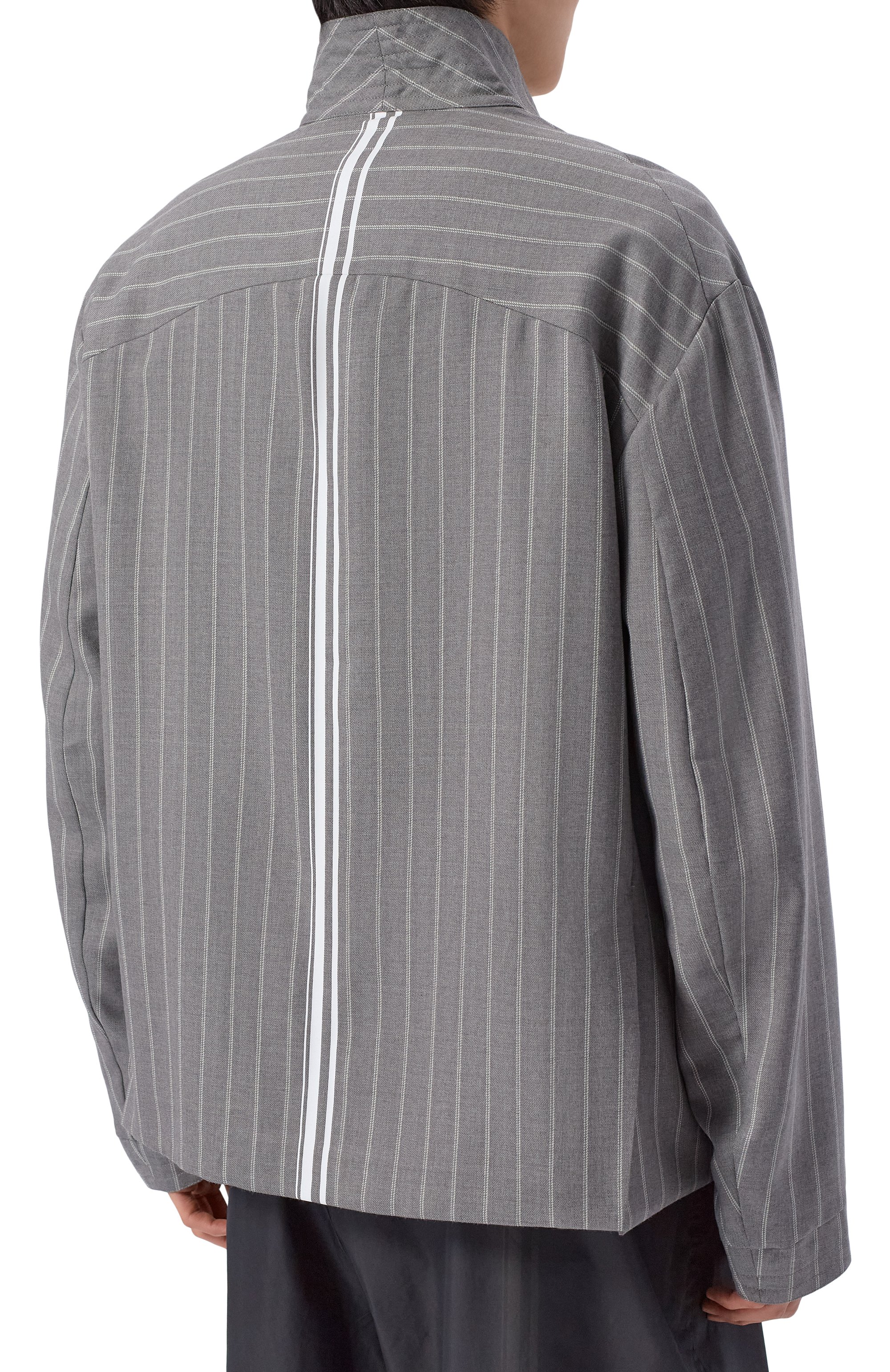 Шерстяной пиджак MORDECAI серого цвета по цене 155500 руб., арт. 26E96MRU33L, фото 4 Шерстяной пиджак MORDECAI, арт. 26E96MRU33L, фото 4