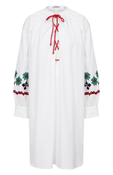 Женское хлопковое платье MIU MIU, арт. MF3657-2BYX-F0009