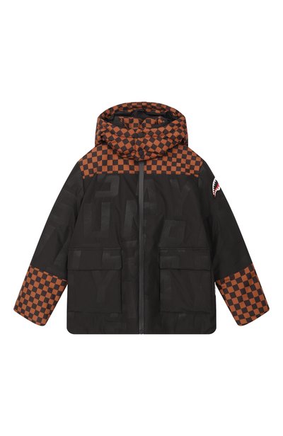 Утепленная куртка SPRAYGROUND, арт. SPY1572BRWN/SG CHECKERED PADDED JACKET BR0WN