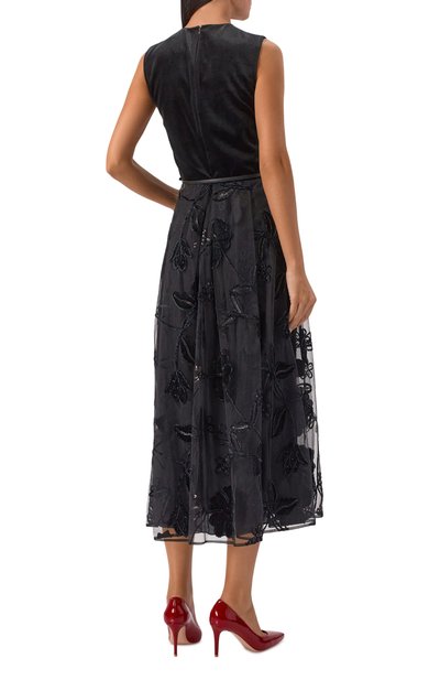 Комбинированное платье ELIE SAAB, арт. D0800NP25/TUV01, фото 4