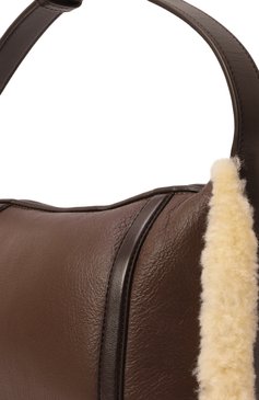 Женская сумка wallace mini BOTTEGA VENETA кори�чневого цвета, арт. 806125 V2GR2 | Фото 3 (Размер: mini; Материал: Натуральная кожа)