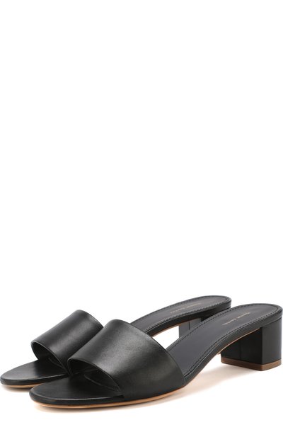 Кожаные мюли на устойчивом каблуке MANSUR GAVRIEL, арт. FS4005LA, фото 1