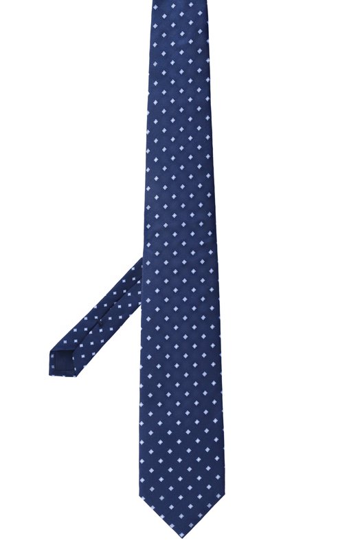 Шелковый галстук Corneliani 25U302-2520309 Синий  25U302-2520309 Фото 3
