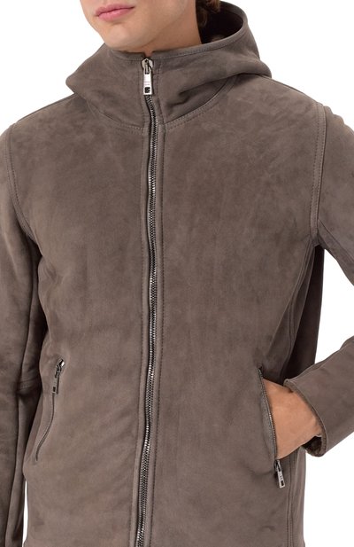 Дубленка GIORGIO BRATO коричневого цвета по цене 317000 руб., арт. GU26F26018SHTM, фото 5 Дубленка GIORGIO BRATO, арт. GU26F26018SHTM, фото 5