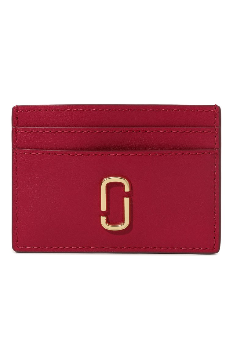 Женский кожаный футляр для кредитных карт MARC JACOBS (THE) фуксия цвета, арт. 2S3SMP006S01 | Фото 1 (Нос: Не проставлено; Материал: Натуральная кожа)