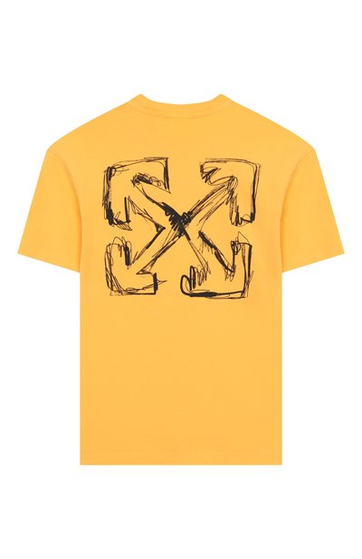 Хлопковая футболка OFF-WHITE, арт. 0BAA002S25JER00A/4-12, фото 2